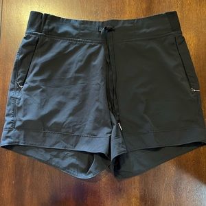 Calia Women’s Journey Woven 5” Shorts, Black, Size 0, Gently used.